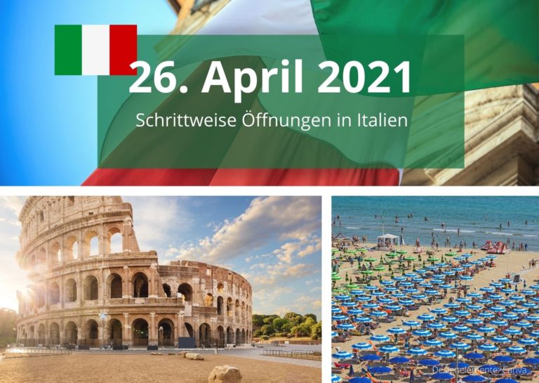 Schrittweise Öffnungen: Lockerungen in Italien