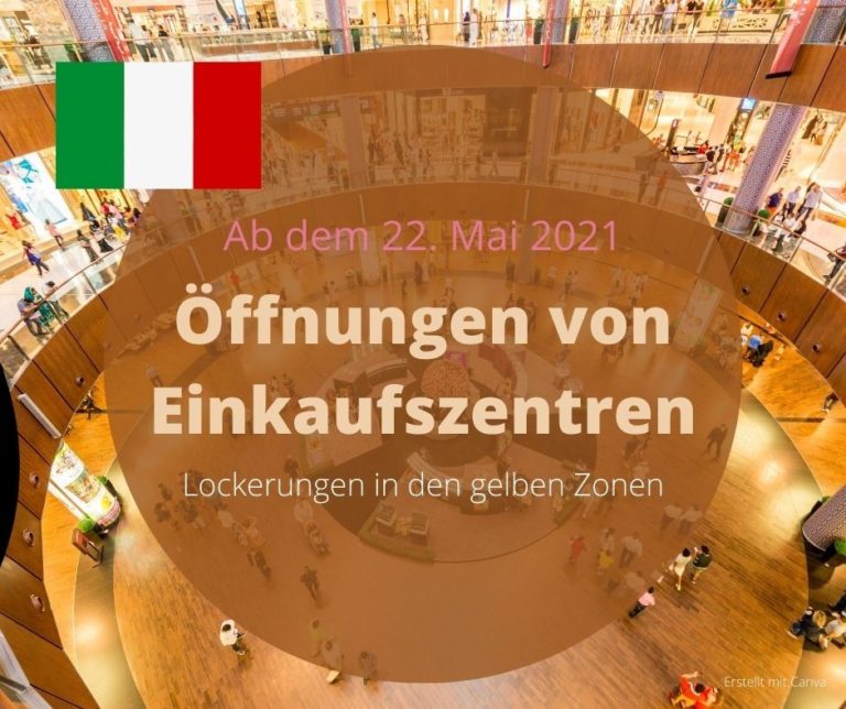 Nächster Öffnungsschritt: Lockerung für Einkaufszentren