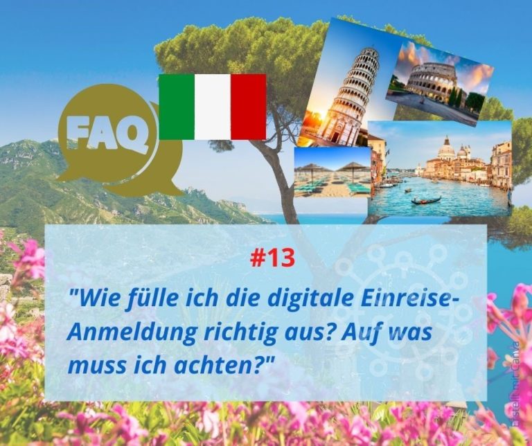 Italien: So wird das Einreiseformular ausgefüllt