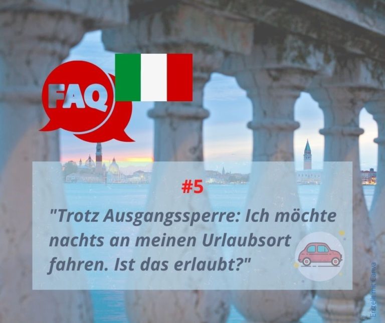 Ausgangssperre in Italien: Gibt es Ausnahmen für Urlauber?