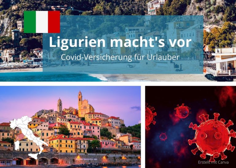 Ligurien macht’s vor: Covid-Versicherung für Urlauber