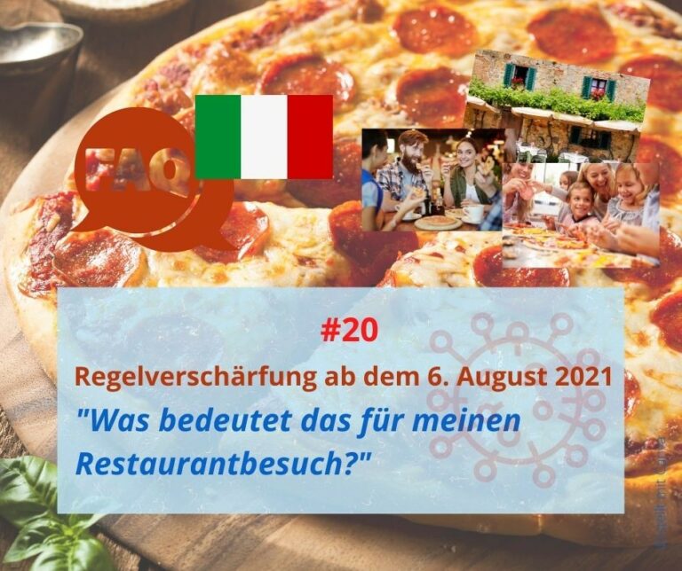 Besuch im Restaurant: Green Pass bald obligatorisch