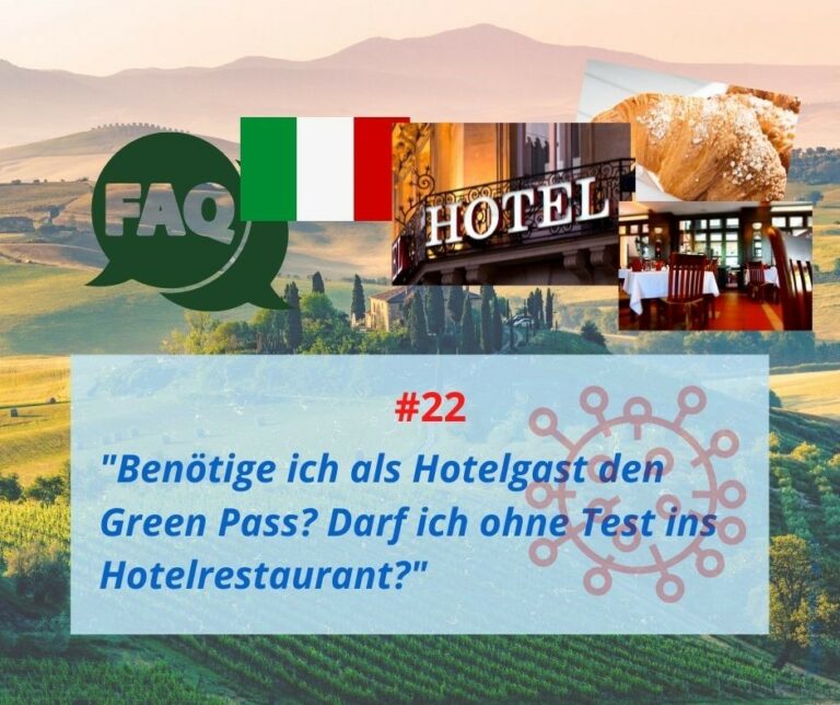 Brauche ich als Hotelgast einen Green Pass?