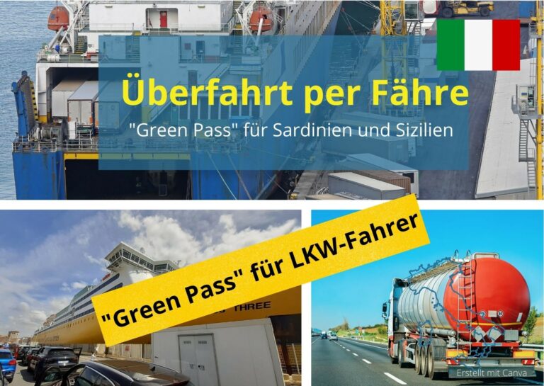 Italien: Green-Pass-Pflicht für LKW-Fahrer