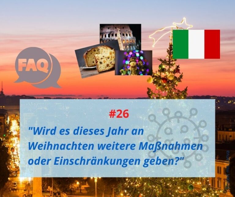 Weihnachten 2021 in Italien: Sind Maßnahmen geplant?