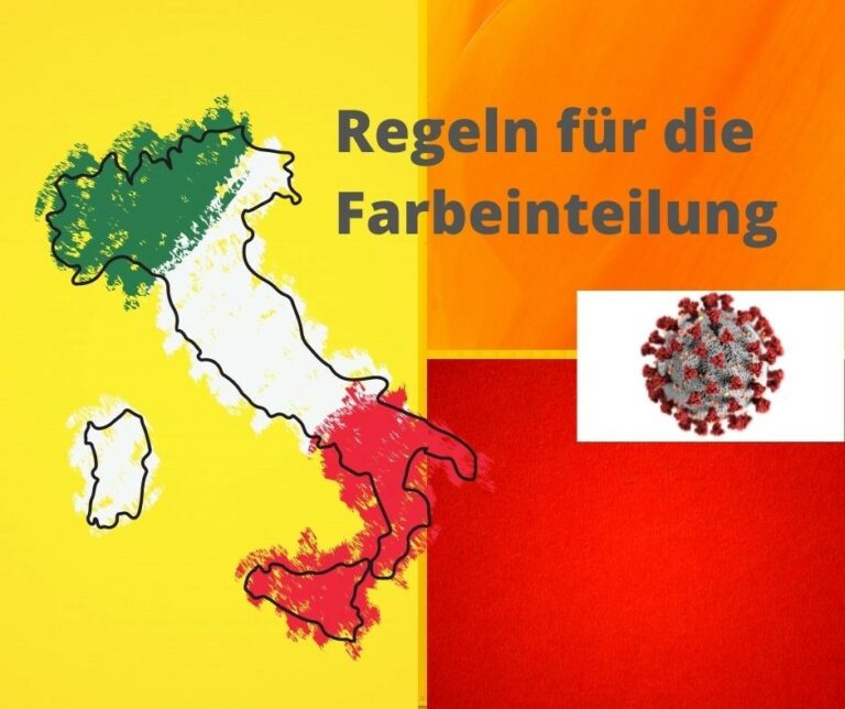Wann werden in Italien die Farbzonen geändert?