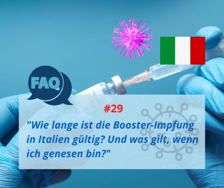 Wie lange ist die Booster-Impfung in Italien gültig?