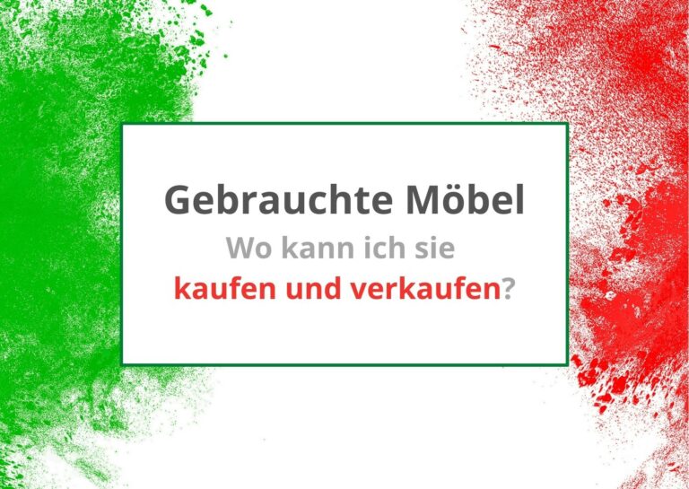 Wo kann ich in Italien gebrauchte Möbel kaufen und verkaufen?