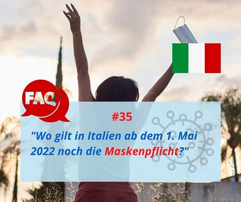 Wo gilt in Italien noch die Maskenpflicht?