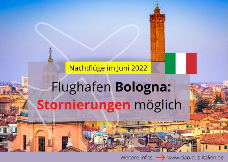 Flughafen Bologna: Flugstornierungen möglich
