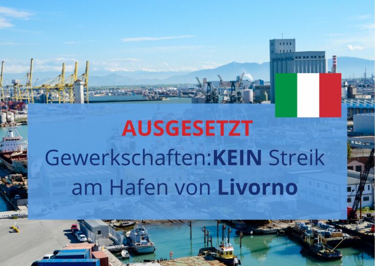 KEIN Streik am Hafen von Livorno