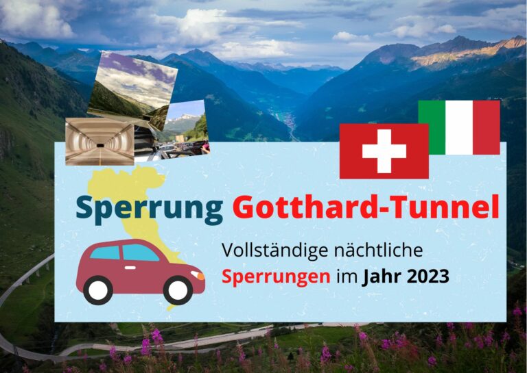 In der Urlaubssaison: Gotthard-Tunnel nachts gesperrt