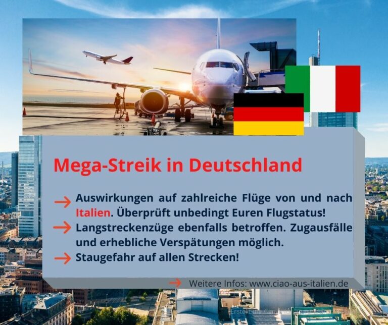 Mega-Streik in Deutschland: Was bedeutet das für Italien?