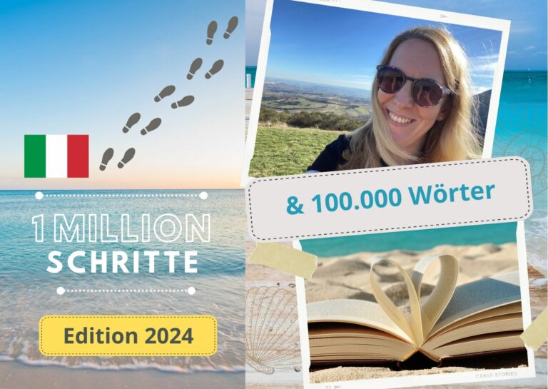 Jetzt geht es los: 1 Million Schritte - und 100.000 Wörter.