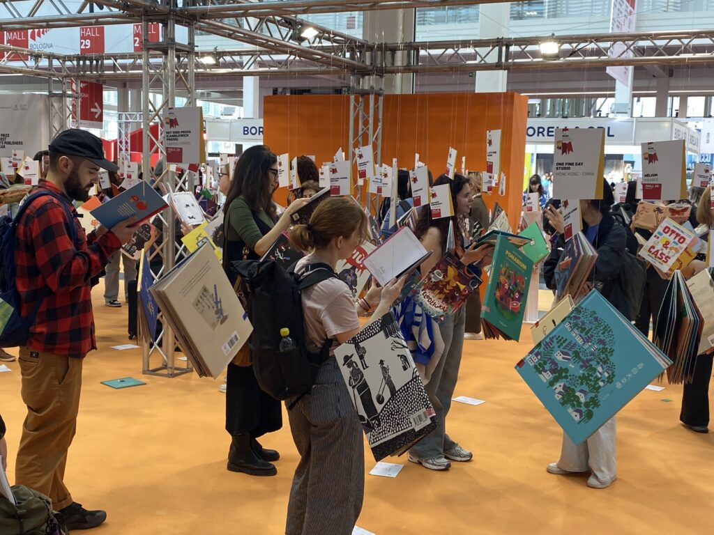 Ein Paradies auch für Illustratoren: die Kinder- und Jugendbuchmesse in Bologna. (Foto: Nadine Jansen)